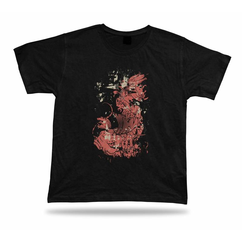 Koi Fish Symbol Strength Courage Strong Vector Tee Tshirt Shirt Design Stylish