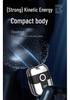 Electric Shaver Charger - Men's Portable Mini Magnetic Razor, Washable Head