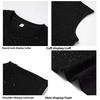 Men's Sleeveless Vest Star Glitter Powder Hot Diamond Crew Neck Loose Breathable Sports Top