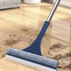 2 in 1 Window Mesh Screen Brush Dual-Sided Cleaning Blade Telescopic Long Handle Window Mop Squeegee Wiper for Home Cleaning