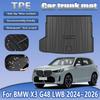 TPE Car Trunk Mat For BMW X3 G48 LWB MK4 2024 2025 2026 Waterproof Rubber Rear Trunk Pad Cargo Liner Auto Carpet Mat Accessories