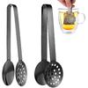 2pcs Tea Bag Squeezer Tongs, Stainless Steel Tea Bag Dispenser Gripper Picker Accessories Premium Teabag Filter Spoon Strainers Clip for Tea Drinkers