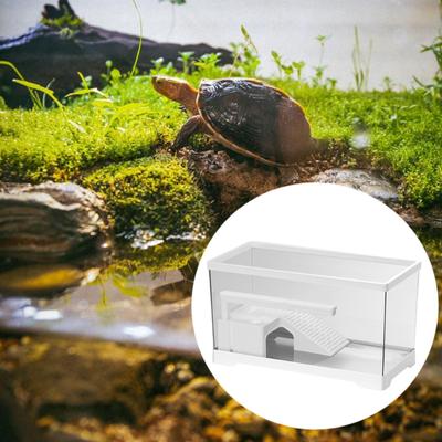 Reptilterrarium Habitat Gömställe Kit för Husdjurssköldpaddor och Landsköldpaddor
