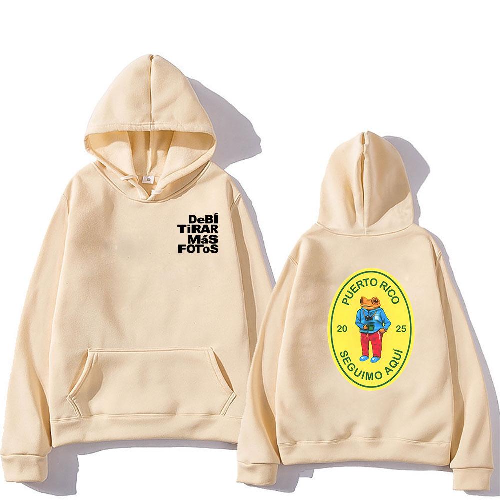 DTMF Debí Tirar Más Fotos Hoodie BAD BUNNY 2025 Men/women Hoodies Harajuku Aesthetic Winter Clothes Fleece Pullover Sweatshirt