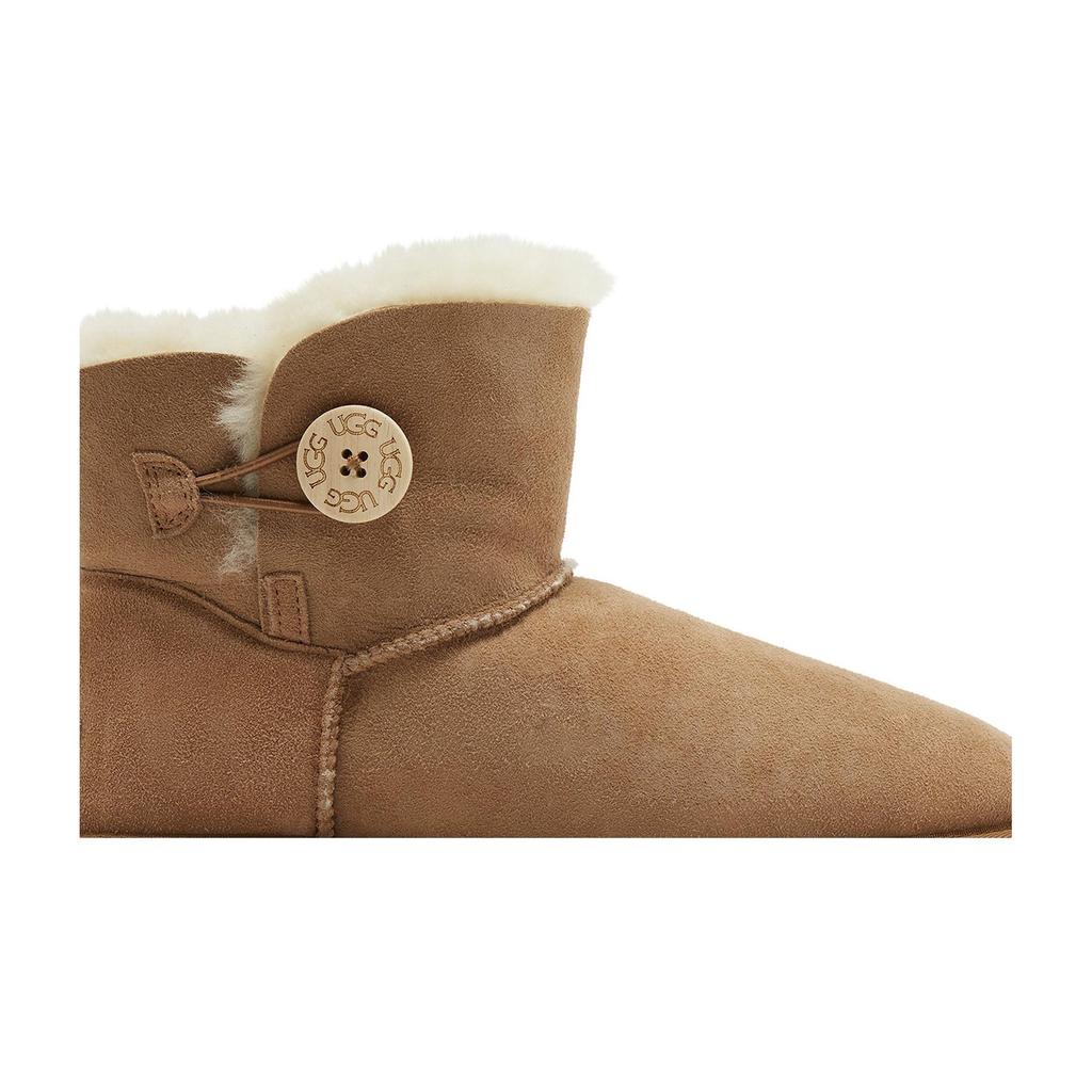 UGG Womens Mini Bailey Button 2 Boot 'Chestnut' (women's sizes) Chestnut Snow Boots 1016422 CHE
