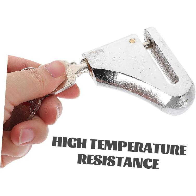 Happyyami Mountain Bike Lock Bicycle Lock Bike Accessories Cycling Brake Lock Anti- Safety Bike Lock Small Metal Lock Motorcycle Locks Anti Lock for