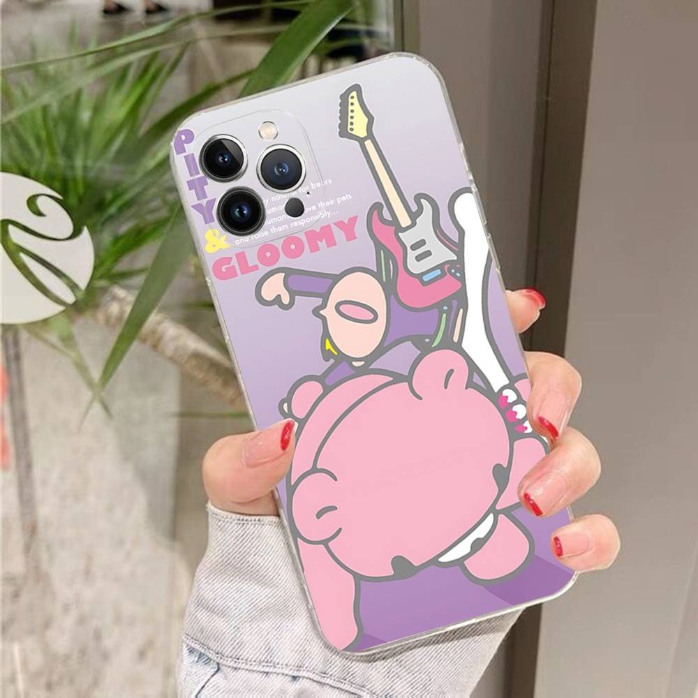 Cute G-Gloomy B-Bear For IPhone 17 16 16e 15 14 13 12 11 Pro Max Mini Plus Phone Case