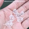 2pcs PP Plastic Slip Bobber Clear Surface Strike Indicator Bobber Fishing Float  Surface Float