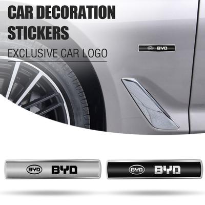 BYD Emblem Fender Stickers Auto Center Console Decoration Decals For BYD Atto EV Yuan Plus Song Plus Seal Tang Han Qin F3 E6 Act