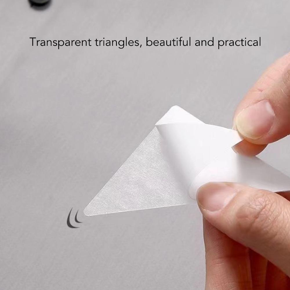 100pcs Triangular Shape Adhesive Collar Stays Self Adhesive Shirt Neck Stays For Men