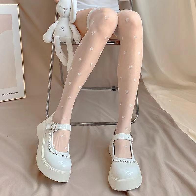 3 Colors.Sexy Women's Tights Classic Dots Thigh High.Ladies Thin Over Knee Socks Transparent Vintage Dot Stockings Thighhighs