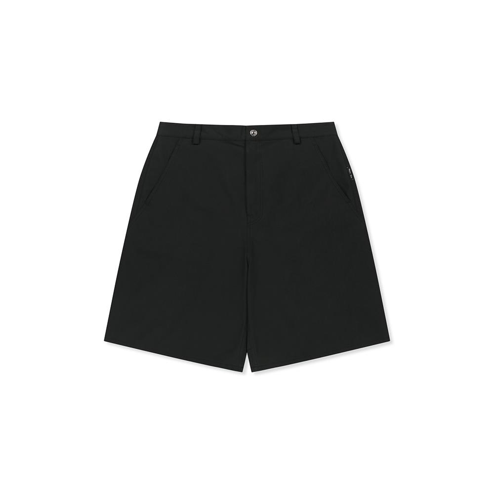 [Matinkim] Curved Seam Bermuda Pants for Men in Black L