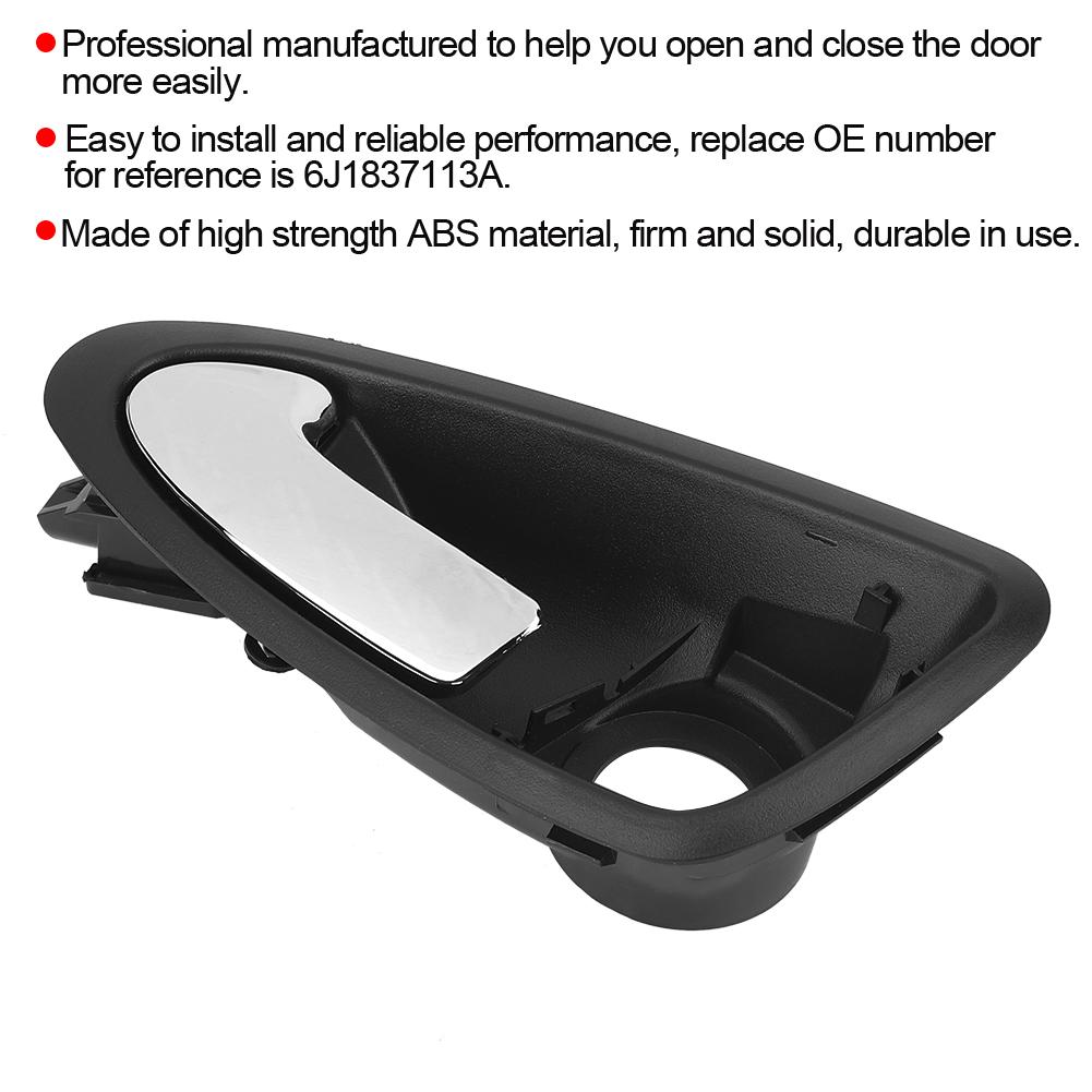 Car Front Left Interior Inside Inner Door Handle Fit for Seat Ibiza 2009 2017 6J1837113A