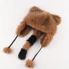 Little Raccoon Ear Hat Imitation Fur Raccoon Fur Hat Men and Women Autumn and Winter Warm Children Cute Hat