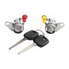 Set Serrature Porta 1 Paio Con Chiave Sinistra e Destra Per Toyota Per Corolla 93-97 69051-12340