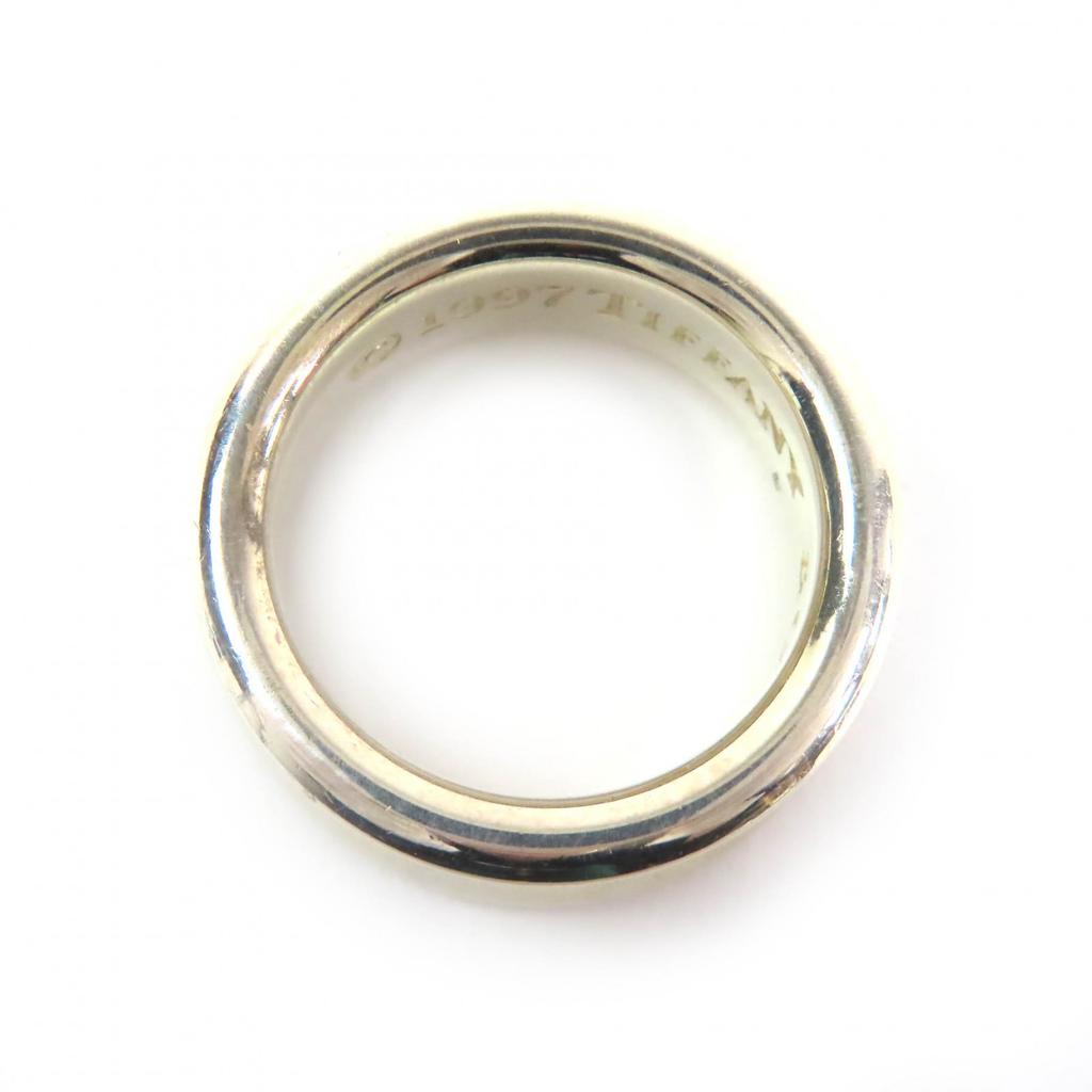 Ausgezeichnete TIFFANY&Co. Ring Schmaler Ring Silber 925 Damen 1837 Gebraucht