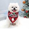 Christmas Wrapped Pet Small Medium and Large Dogs Cats Teddy Triangle Towel Mouth Scarf