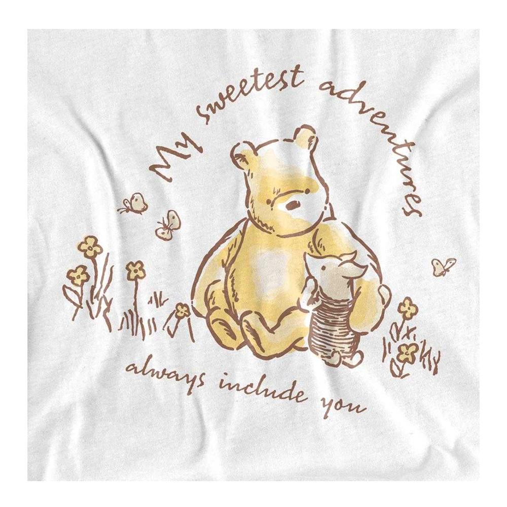 Winnie the Pooh Unisex Adult My Sweetest Adventures Piglet Classic T-Shirt