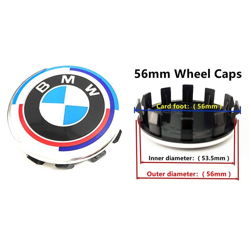 NAZF2 Wheel Center Cover Car Hood Front Rear Trunk Emblem Badge For BMW E36 E46 E53 E90 E60 E93 E87 G01 G20 E30 X1 X3 X5 X6 X7 F30 F20