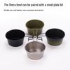 NuFeng Outdoor 304 Stainless Steel Folding Sierra Cup