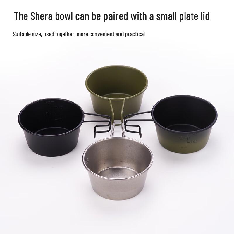 NuFeng Outdoor 304 Stainless Steel Folding Sierra Cup