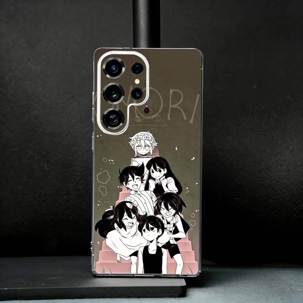 O-Omori Game Phone Case For Samsung S25,S24,S21,S22,S23,S30,Ultra,S20,Plus,Fe,Note,10,9,5G Transparent Cover