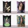 Thick Billie Eilish Blanket Double Sided Fuzzy Blanket Bedroom Supplies Lounge