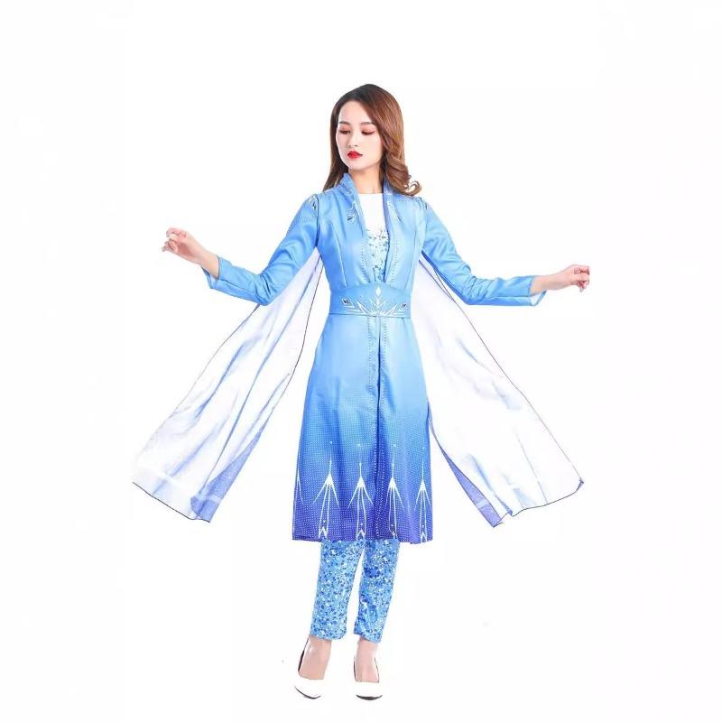 Frozen 2 Dress Adult Elsa Ice Princess Dress Elsa Full Dress Princess Anna