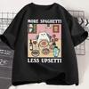 Modisches Muster T-Shirt 100% Baumwolle bedruckt mit einfachen Mustern locker und lässig atmungsaktives T-Shirt