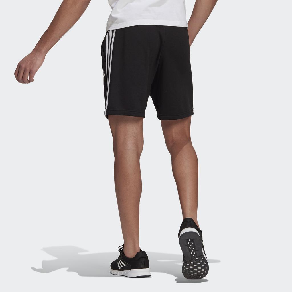 adidas M 3s Ft Sho Casual Sports Side Stripe Shorts Black Men's GK9597