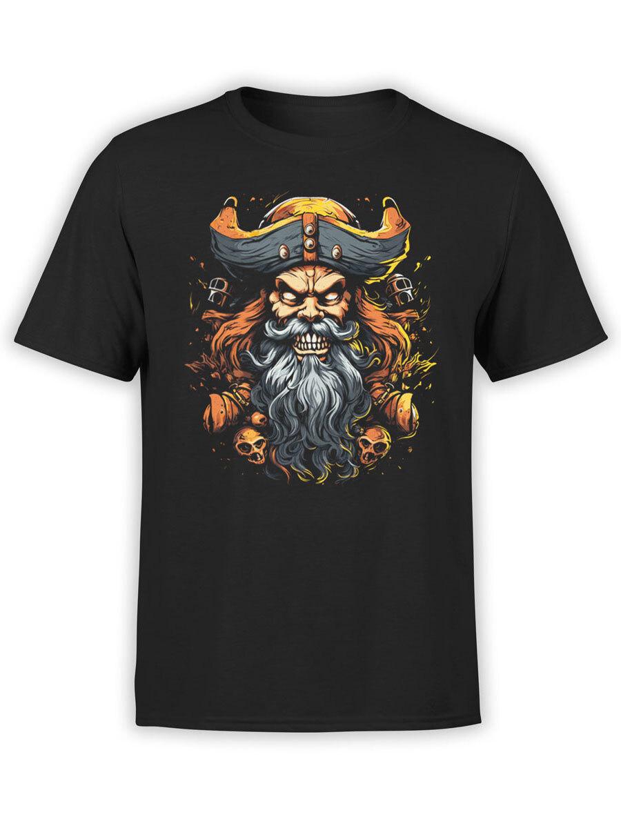 FANTUCCI Pirates T-Shirt Collection | Ghostly Captain T-Shirt | Unisex S