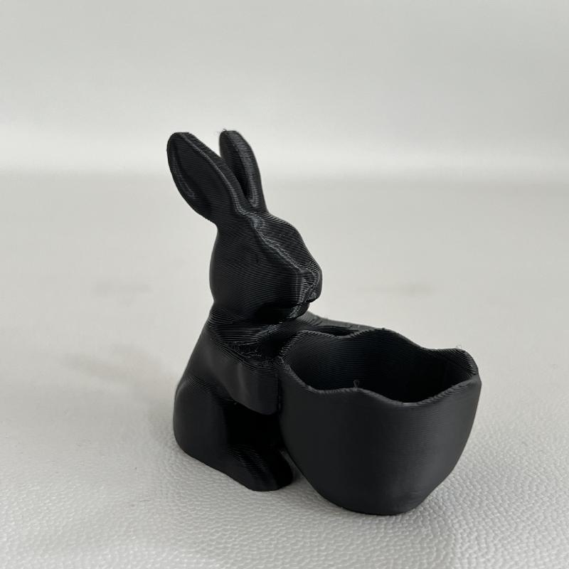 Easter Gift Bunny Home Ornaments With Basket Candy Basket Small Jewelry Storage Tray Storage Rack