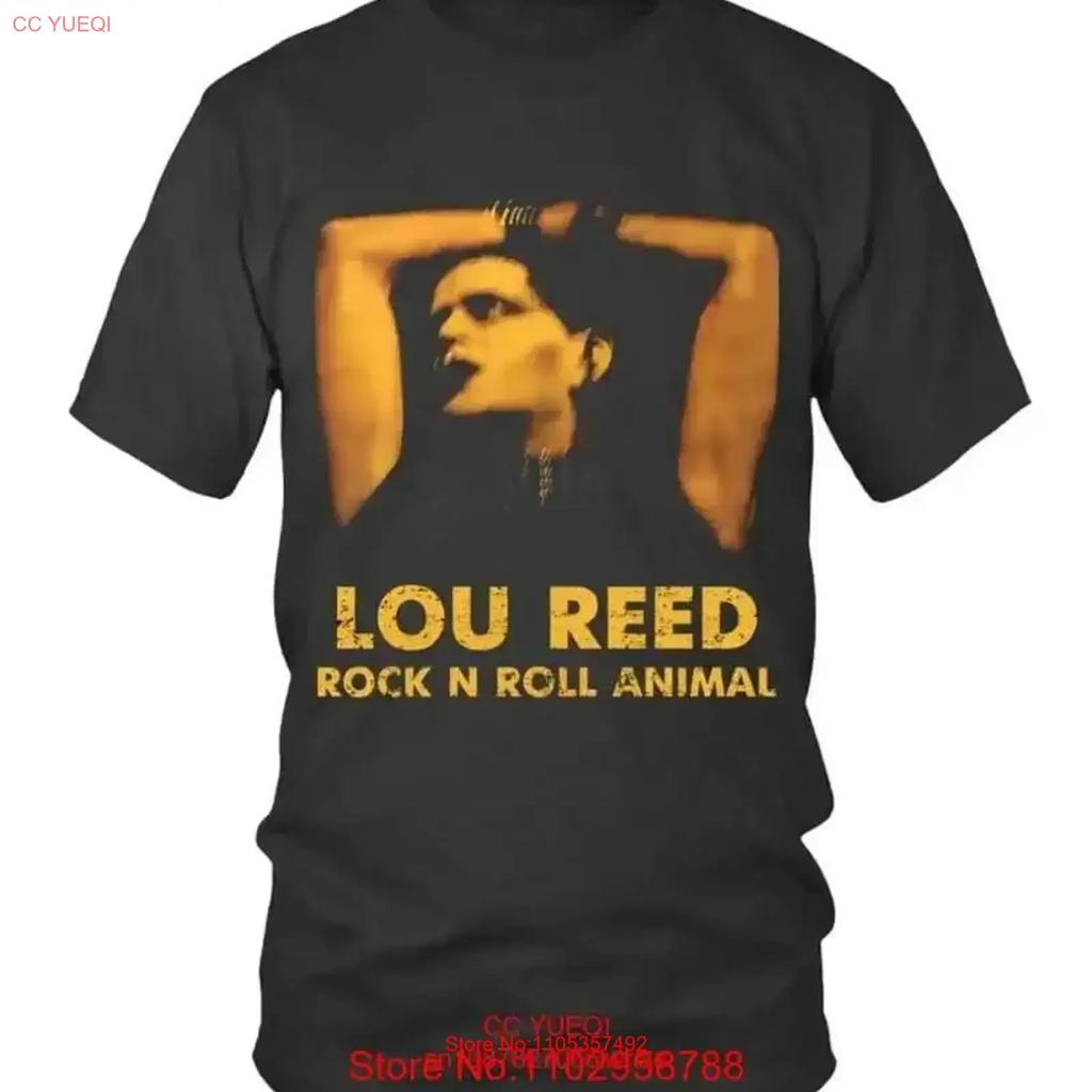 Rk70s 517 Bk Lou Reed Rock N Roll Animal Maglietta Taglia S 5xl Top Vintage Per Uso Quotidiano Grafica Versatile Traspirante