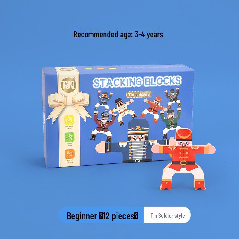 

Деревянные развивающие блоки Дженга: Интерактивная игрушка для складывания и балансировки для детей