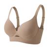 1Pc Seamless Comfortable Large Size Sexy Bra Slimming Nylon Ultrathin Double Shoulder Strap