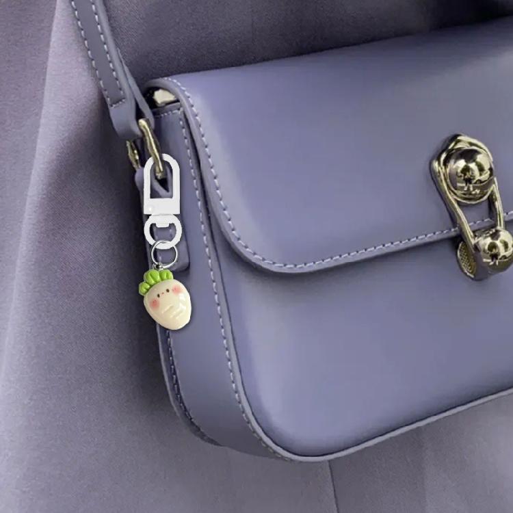 Practical Lovely Vegetable Keychain Personalize Backpack Charm For Students Daily Use Items