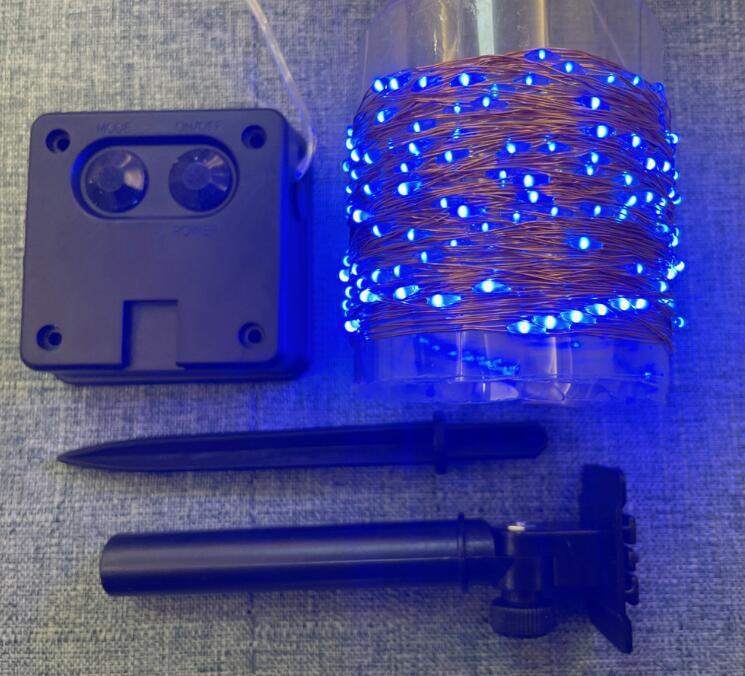 LED Solar Copper Wire Fairy Lights for Outdoor Courtyard Decoration