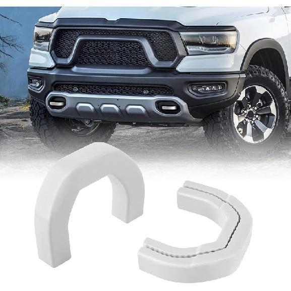 Front Tow Hooks Covers Hitch Cover Ized Car Tow Hooks Compatible With RAM 1500 Accessories -2026|Red (Not Fit For RAM 1500 Classic,Warlock,RAM