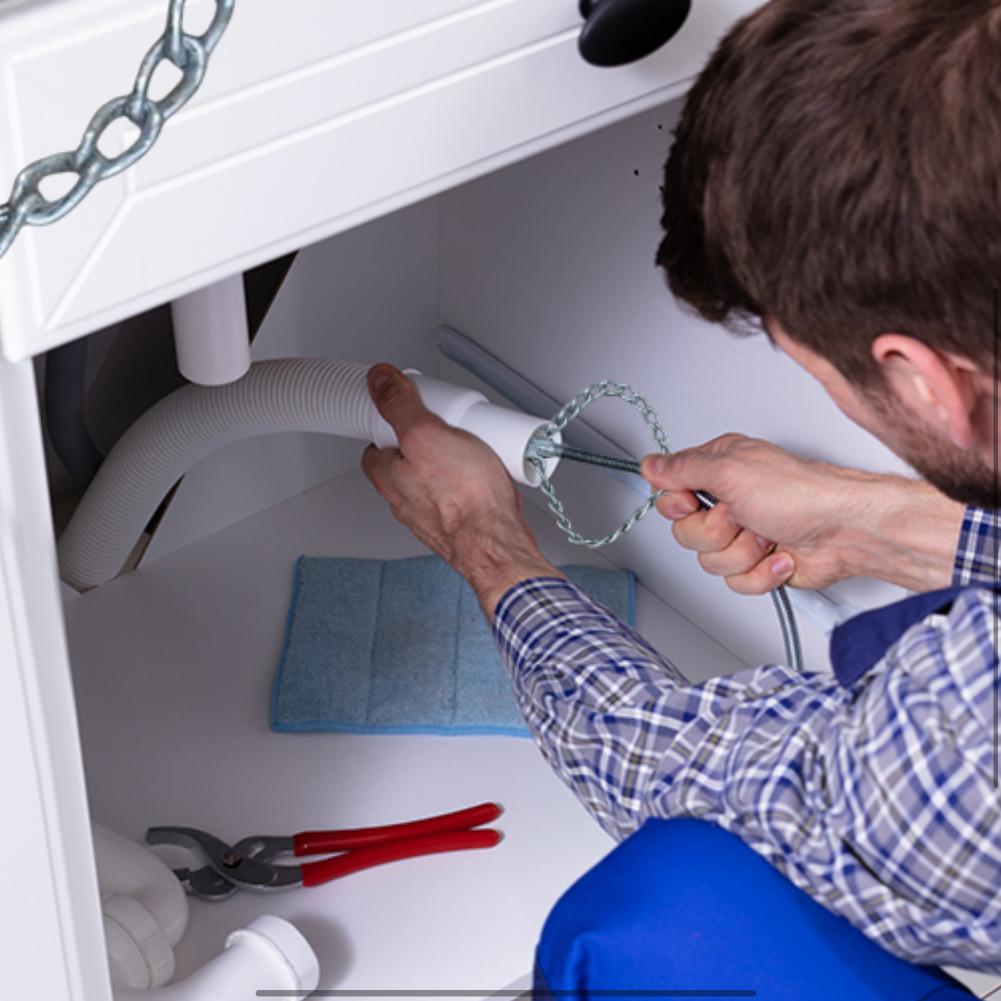 Flex-Shaft Sewer Descaling Chain Multi-Purpose Pipe Maintenance Tool Stainless Steel Dredging Sewer Tool for Pipeline Blocks