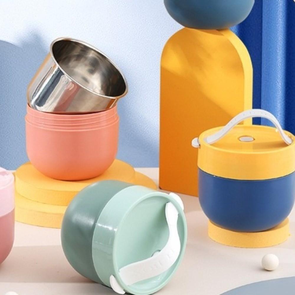 600ml Insulated Soup Cup Dopamine Stainless Steel Lunch Box Thermos Containers  Breakfast Cereal