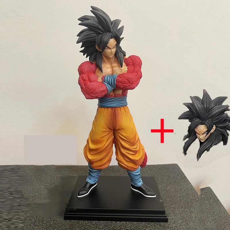 Anime Drogan Boll Ssj4 Gocool Figure Son Gocool Super Saiyan Action Figures 34cm Pvc Statue Collection Model Toys Gifts