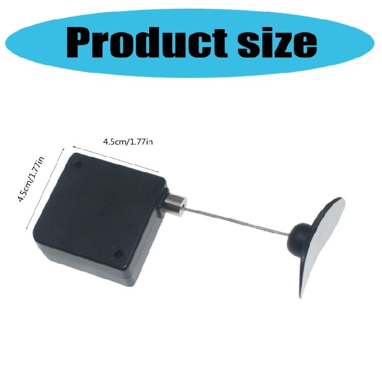 1/2/4Pieces Retractable Remote Control Tethers Leashes for TV and DVDs Ensures Security