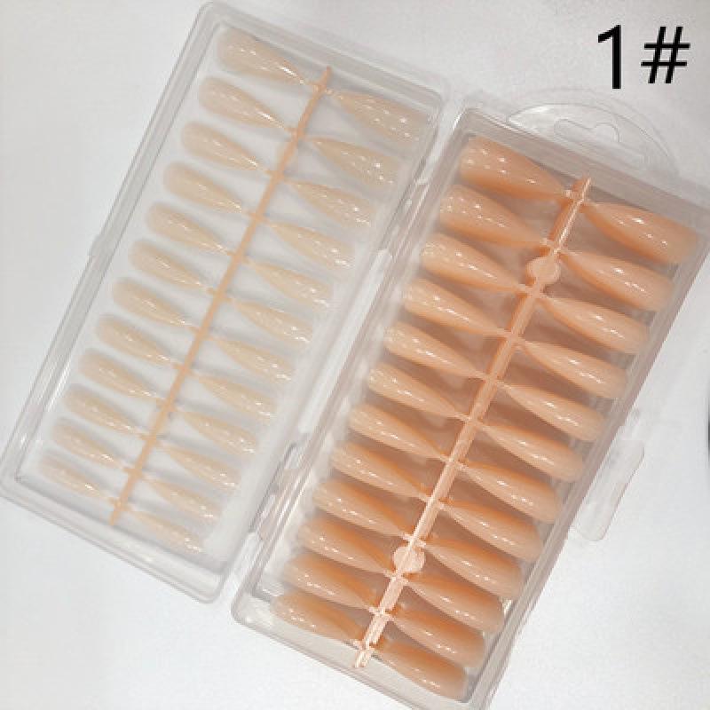 Jelly & Nude Wearable Nail Tips - 240 Pcs In Box: Ice Transparent & Colorful False Nails