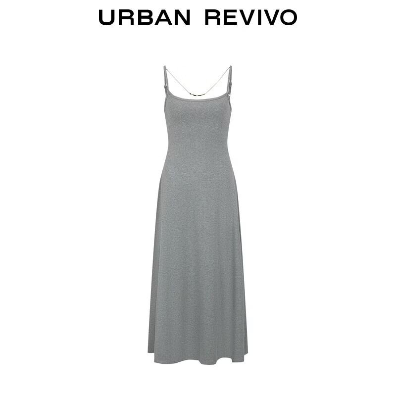 UR2026 Women's Slim-Fit Chain Design Dress