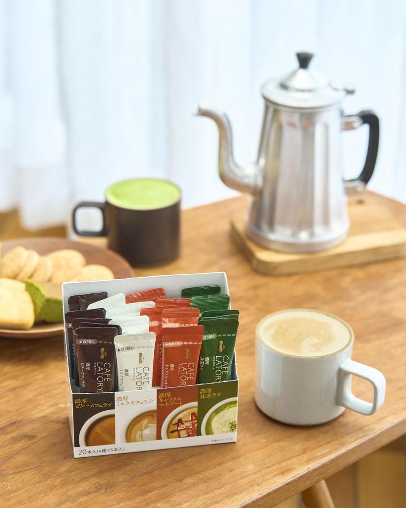 AGF Blendy Cafe Latory Stick Assortment [Stick Coffee] [Coffee Assortment] [Small Gift] [For Gifting] [Bitter Cafe Latte, Milk Cafe Latte, Caramel