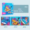 3 In 1 Cartoon Puzzle Book Baby Educational Toy Puzzle Folding Dinosaur Animal Travel Game Early Education Toy Gifts