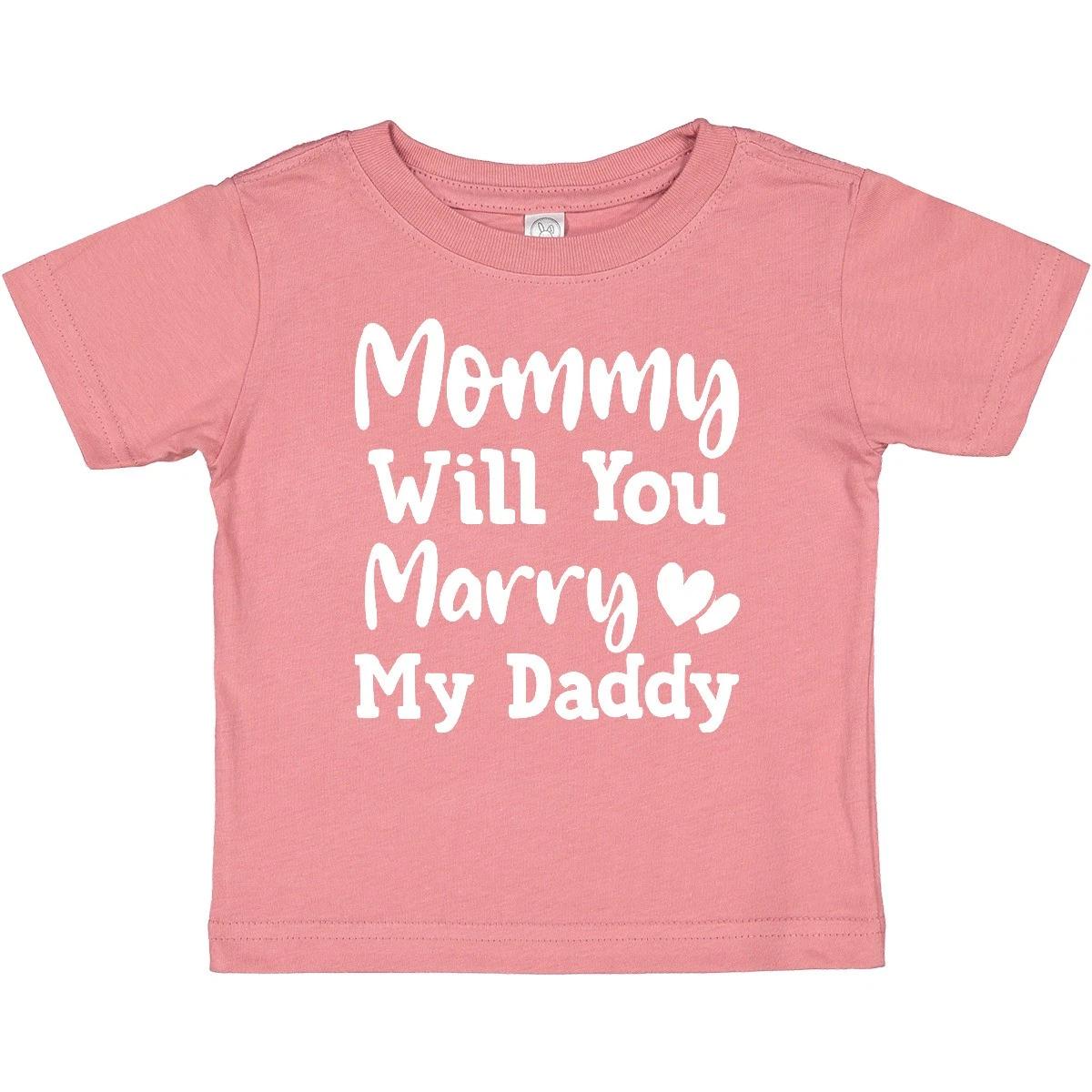 Inktastic Mommy Will You Marry My Daddy Proposal Baby T-Shirt Wedding Infant 120