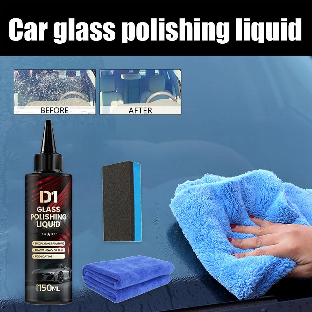 NEW Car Glass Polishing Liquid Remover Deep Cleaner Paste Film Removal Cream Clear Window Auto Detailing Tool