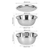 3Pcs Three-in-one Grater Bowl Multifunctional Washing Basin Practical Slicing Disc  Kitchen