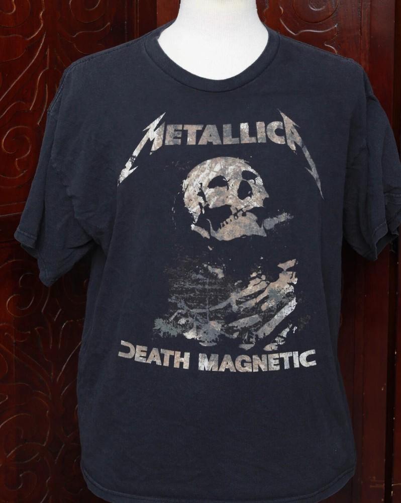 Vintage Metallica Death Magnetic World Tour Reprint S-4XL Unisex T-Shirt S